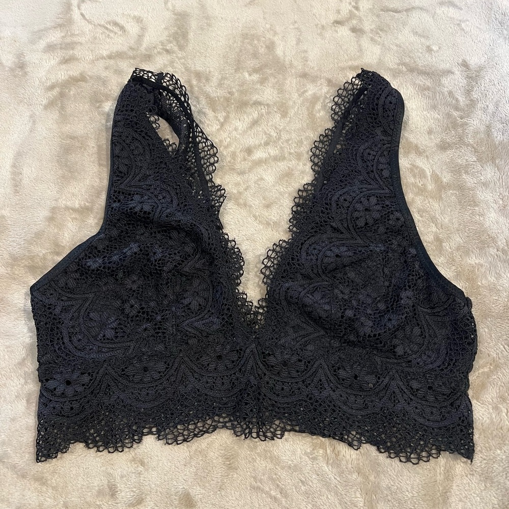 Victoria's Secret Black Lace Bralette
